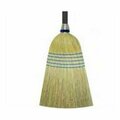 Abco Maid Broom 4-Row Stitch Blended Fiber Blue Handle, 6PK 00303-NB